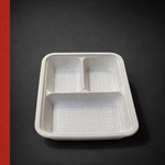  ظرف یکبار مصرف و پلاستیکی ظرف سه خانه گیاهی