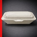 محصول یکبار مصرف یا پلاستیکی ظرف دو پرسی گیاهی دربدار