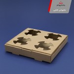 محصول یکبار مصرف یا پلاستیکی جعبه جا لیوانی 4 تایی