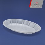  ظرف یکبار مصرف و پلاستیکی دیس تخت کوچک 14 گرم پارسه سازان
