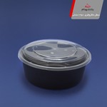 محصول یکبار مصرف یا پلاستیکی سطل ماکروفری 1250 مشکی