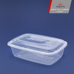 محصول یکبار مصرف یا پلاستیکی ظرف ماکروفری شفاف 1500 سیلور